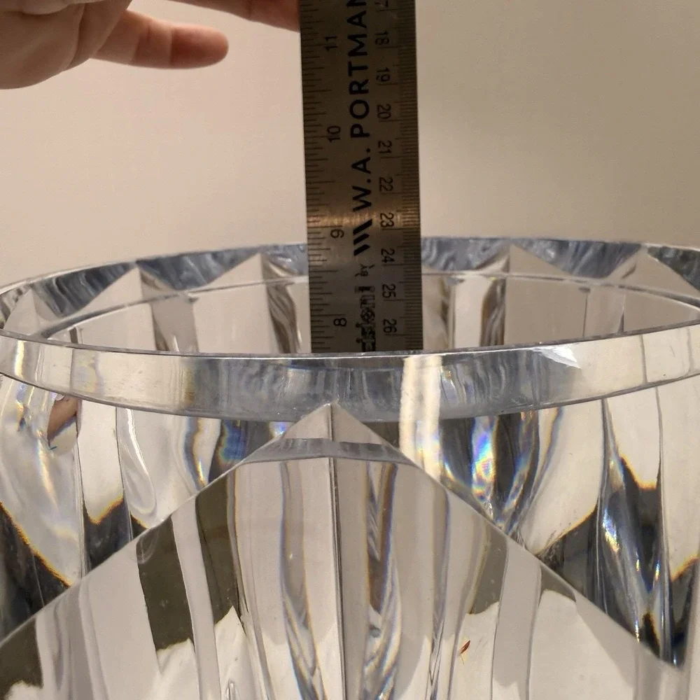VTG MCM Judith Kruger Grainware Lucite Starburst Ice Bucket w/ Tiara Lid Atomic